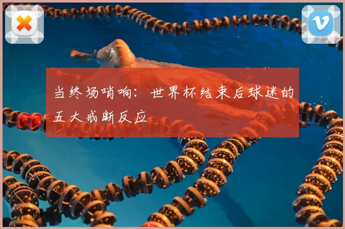 当终场哨响：世界杯结束后球迷的五大戒断反应